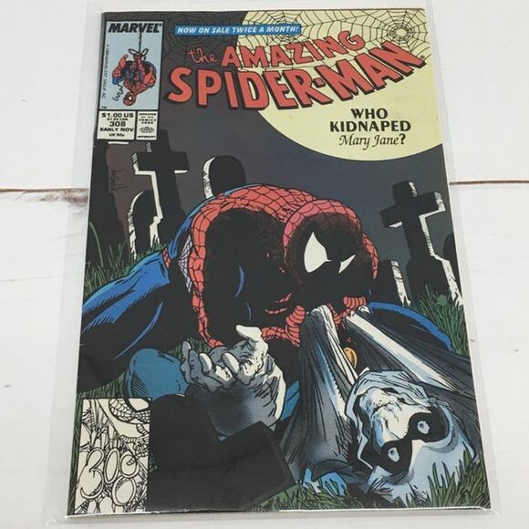 The Amazing Spider-Man #308 Marvel Comics Nov 1988 Task Master Jonathan Caesar - Picture 1 of 16